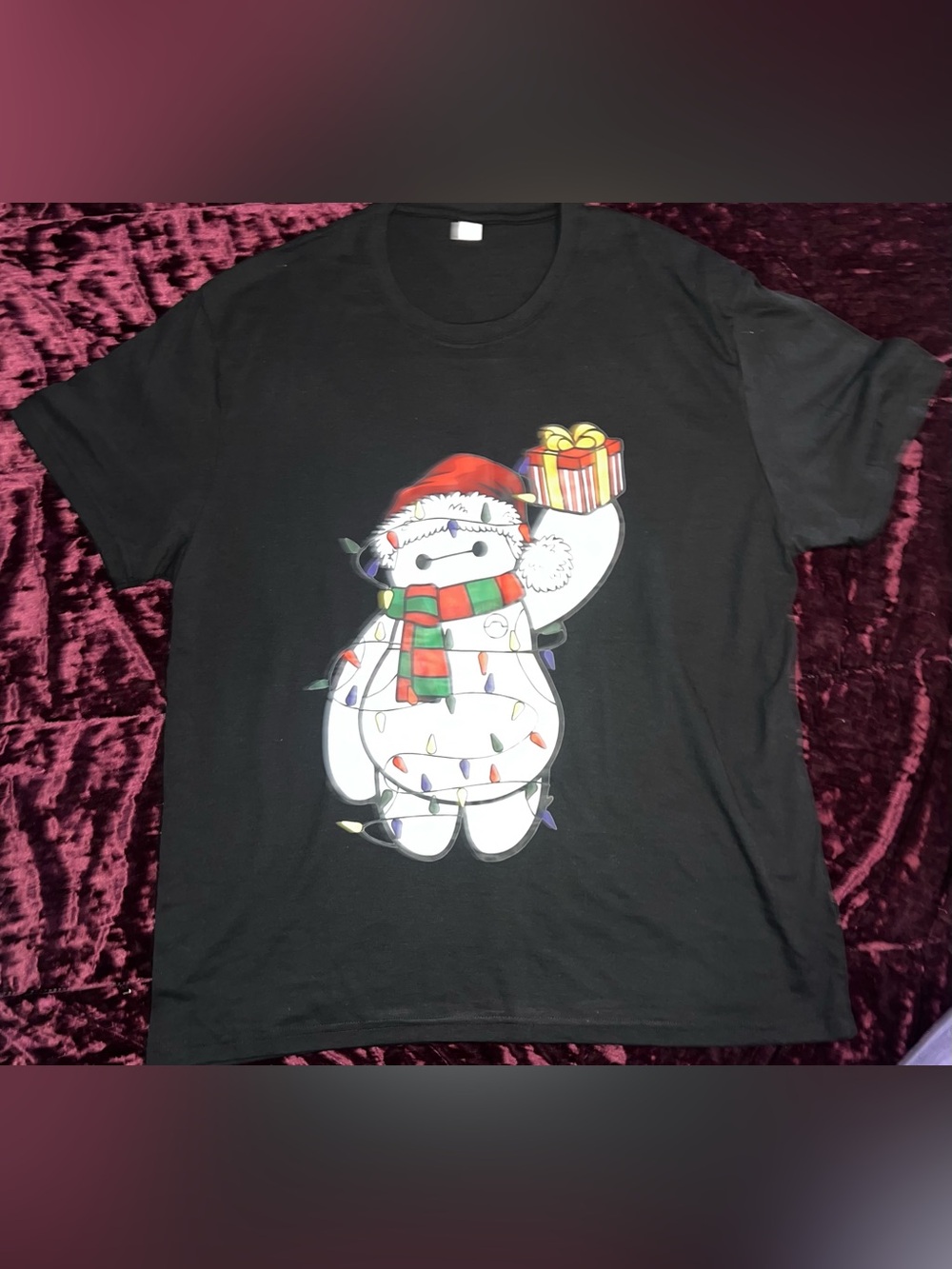 New Unisex Baymax Christmas Tshirt XL